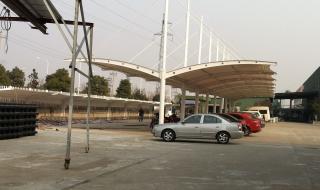 车棚膜结构停车棚价格 车棚膜结构停车棚价格